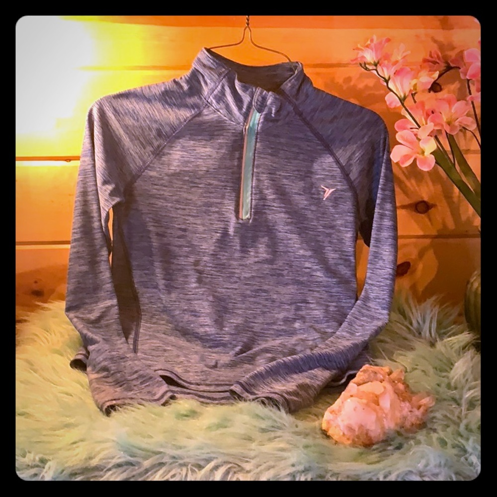 Girls pullover activewear jacket